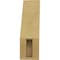 Ekena Millwork 3-inch W x 6-inch D x 10-inch H Burlington Rough Cedar Woodgrain TimberThane Knee Brace, Primed BRCUR03X06X10BURRCPR - alternate 4